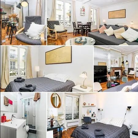 Daire Bright 2br - Butte Montmartre | By Airnest *